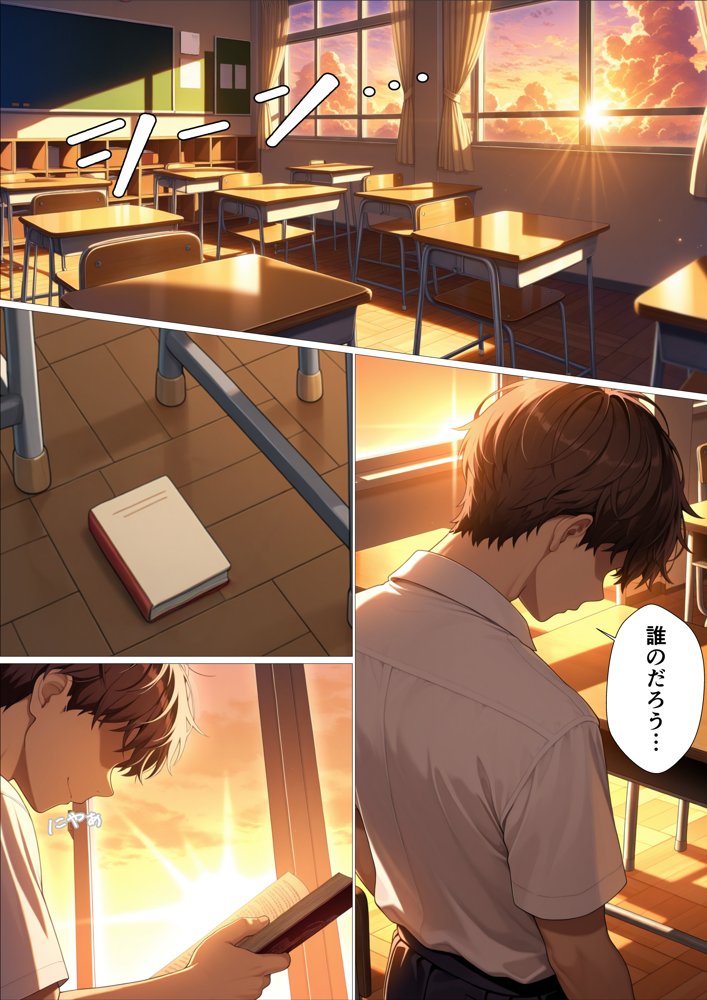 真面目な風紀委員がみんなの前で堕ちる話 エロ同人誌画像 006
