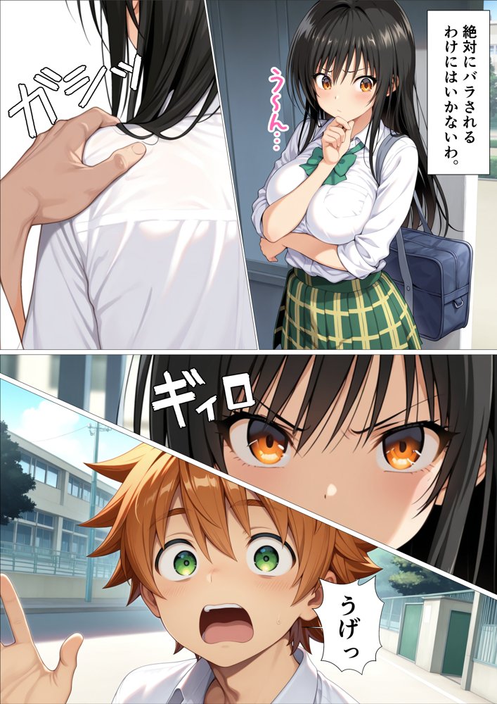 真面目な風紀委員がみんなの前で堕ちる話 エロ同人誌画像 011